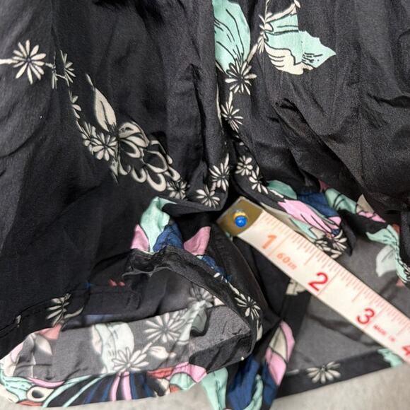 Free People The Way Home Shorts Floral Combo Size S Black Multi Athleisure - Picture 7 of 11